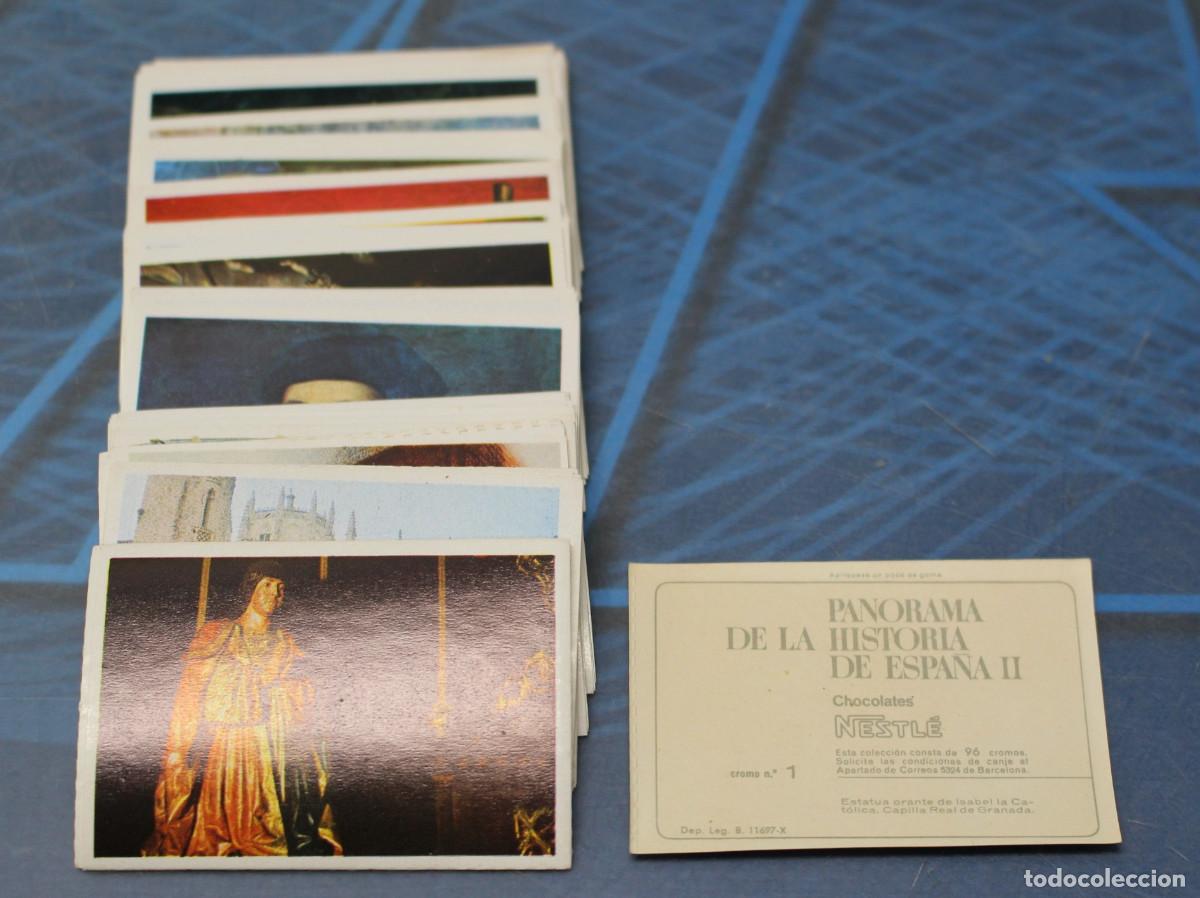 Coleccionismo Cromos antiguos: Cromos Panorama de la Historia de Espa&ntilde;a II. Chocolates Nestl&eacute;.