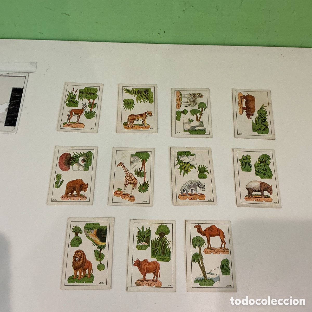 Coleccionismo Cromos antiguos: Lote 11 cromos antiguos Colecci&oacute;n Zool&oacute;gica El Cuiner a&ntilde;os 1940