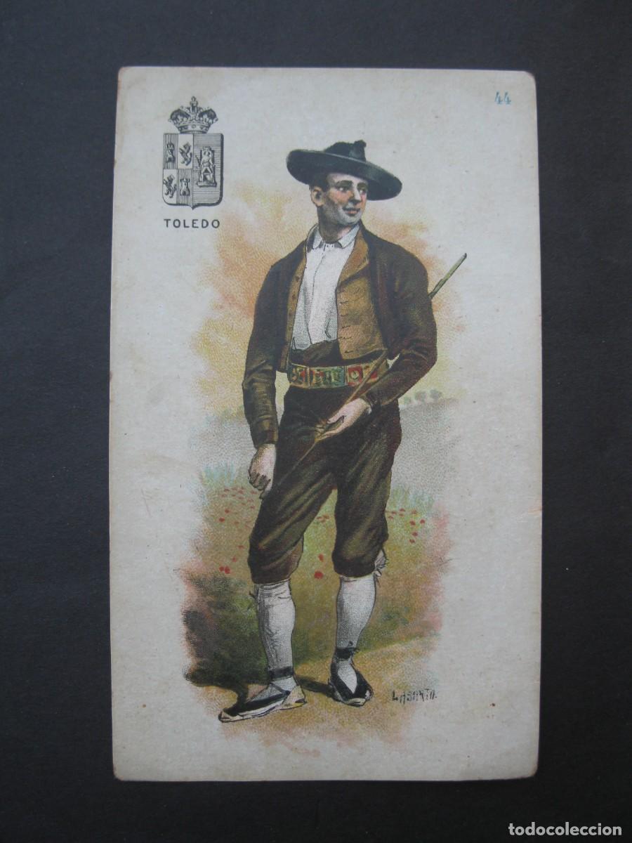 Coleccionismo Cromos antiguos: TIPOS DE LAS 49 PROVINCIAS DE ESPA&Ntilde;A - CROMO N&ordm; 44 - TOLEDO - CHOCOLATES JAIME BOIX.