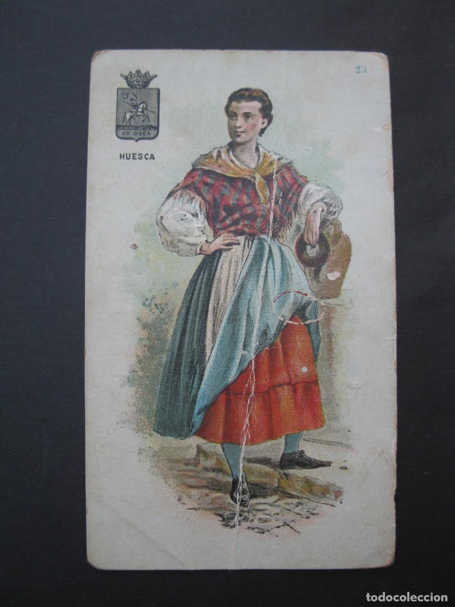 Coleccionismo Cromos antiguos: TIPOS DE LAS 49 PROVINCIAS DE ESPA&Ntilde;A - CROMO N&ordm; 23 - HUESCA - CHOCOLATES JAIME BOIX.
