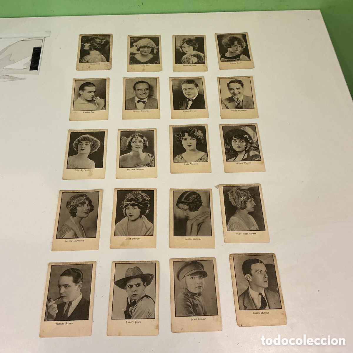 Coleccionismo Cromos antiguos: Lote 20 cromos antiguos artistas y estrellas de cine Chocolates Jaime Boix a&ntilde;os 1920-1930