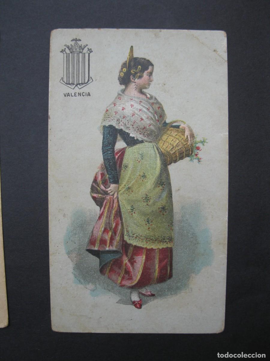 Coleccionismo Cromos antiguos: TIPOS DE LAS 49 PROVINCIAS DE ESPA&Ntilde;A - CROMO SIN NUMERAR - VALENCIA - CHOCOLATES JAIME BOIX.