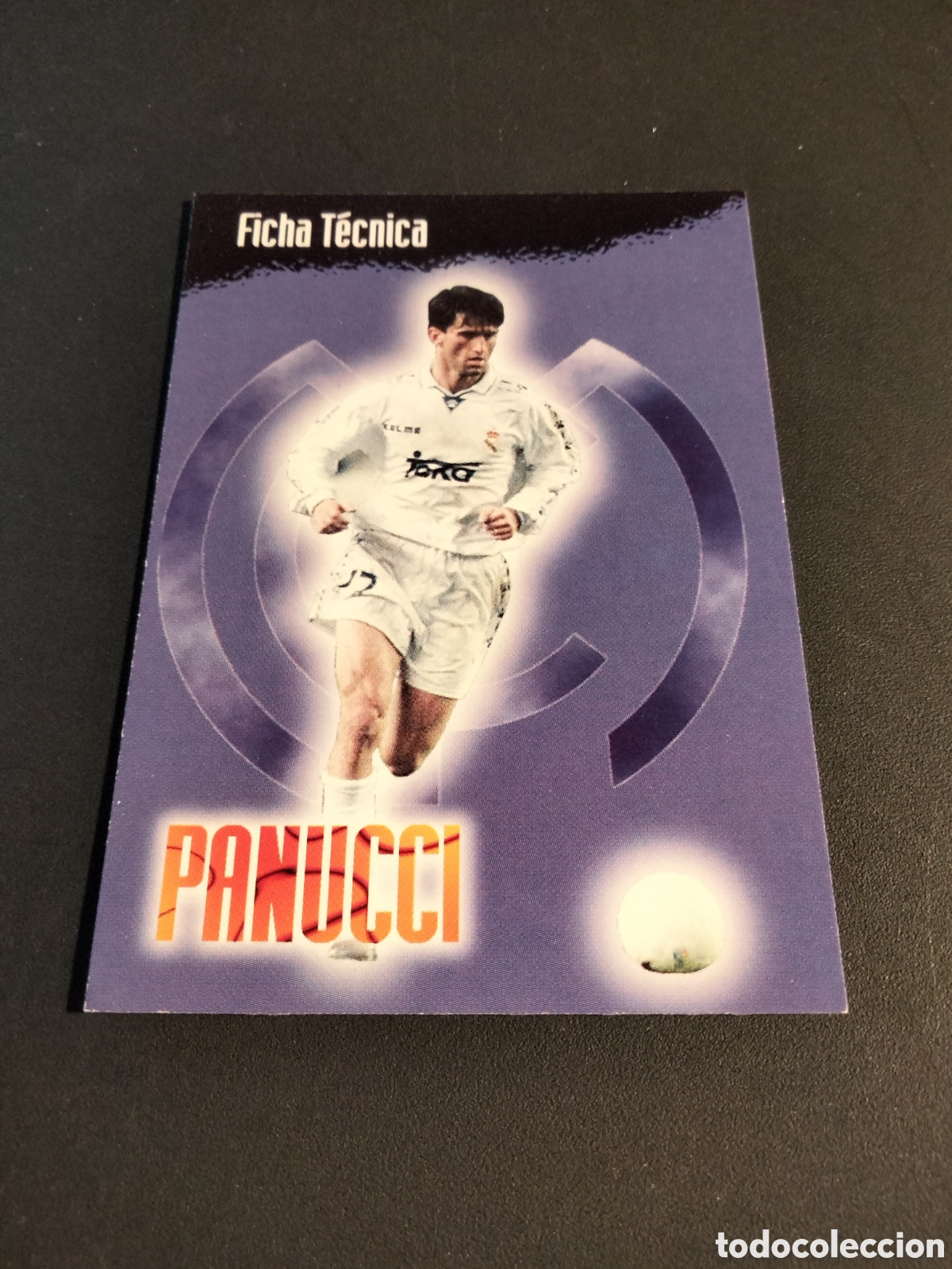 Coleccionismo Cromos antiguos: PANUCCI # 31 FICHA T&Eacute;CNICA REAL MADRID COLECCI&Oacute;N 1996/97 PANINI