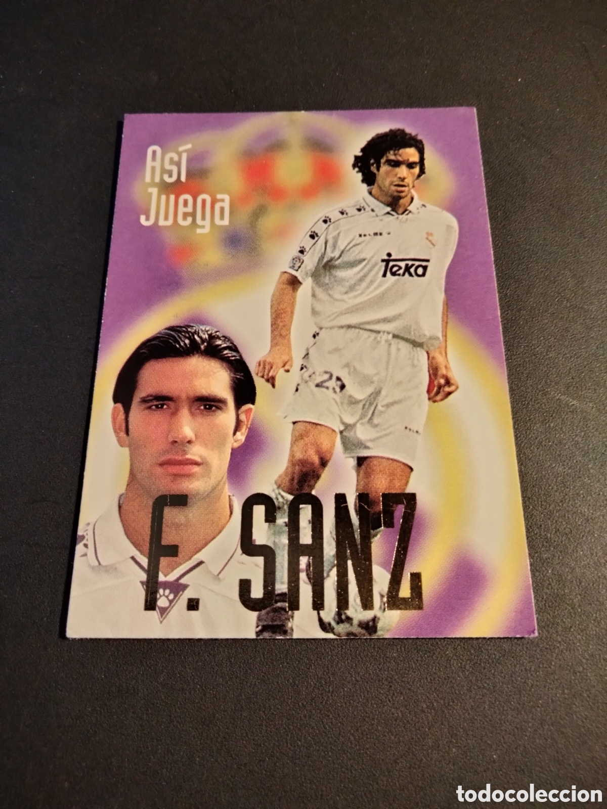Coleccionismo Cromos antiguos: FERNANDO SANZ # 51 ASI JUEGA REAL MADRID COLECCI&Oacute;N 1996/97 PANINI