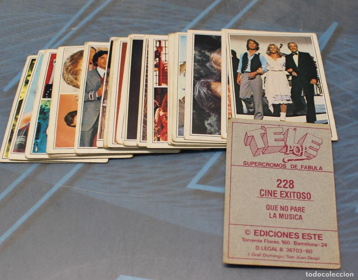 Coleccionismo Cromos antiguos: Cromos Tele Pop, Supercromos de F&aacute;bula. Ediciones Este. 31 cromos.