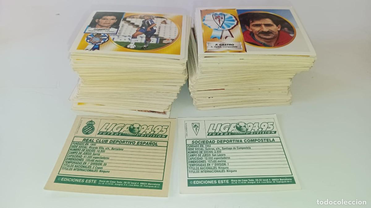 Coleccionismo Cromos antiguos: 225 Cromos Liga 94-95