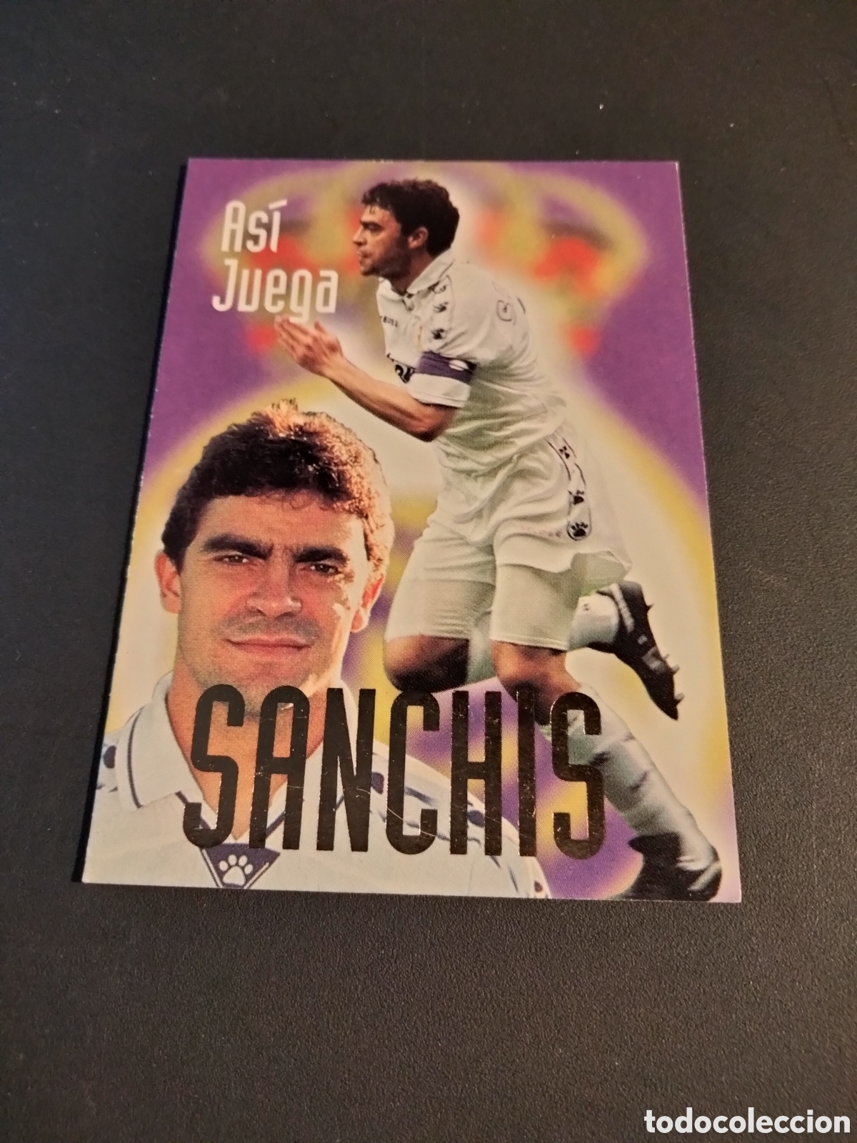 Coleccionismo Cromos antiguos: SANCHIS # 41 ASI JUEGA REAL MADRID COLECCI&Oacute;N 1996/97 PANINI