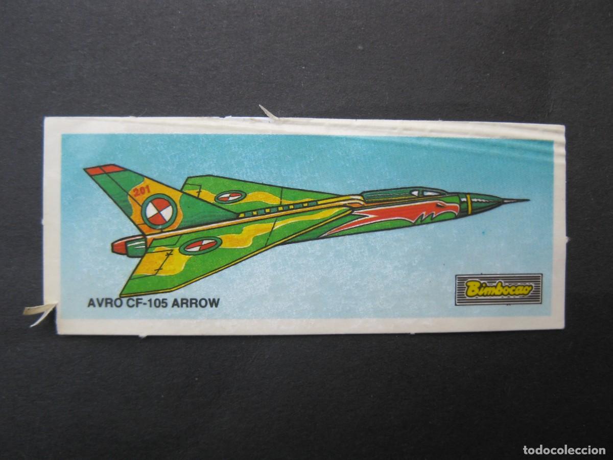 Coleccionismo Cromos antiguos: CROMO - AVIONES - N&ordm; 20 - AVRO CF-105 ARROW - BIMBOCAO - BIMBO - NUNCA PEGADO.