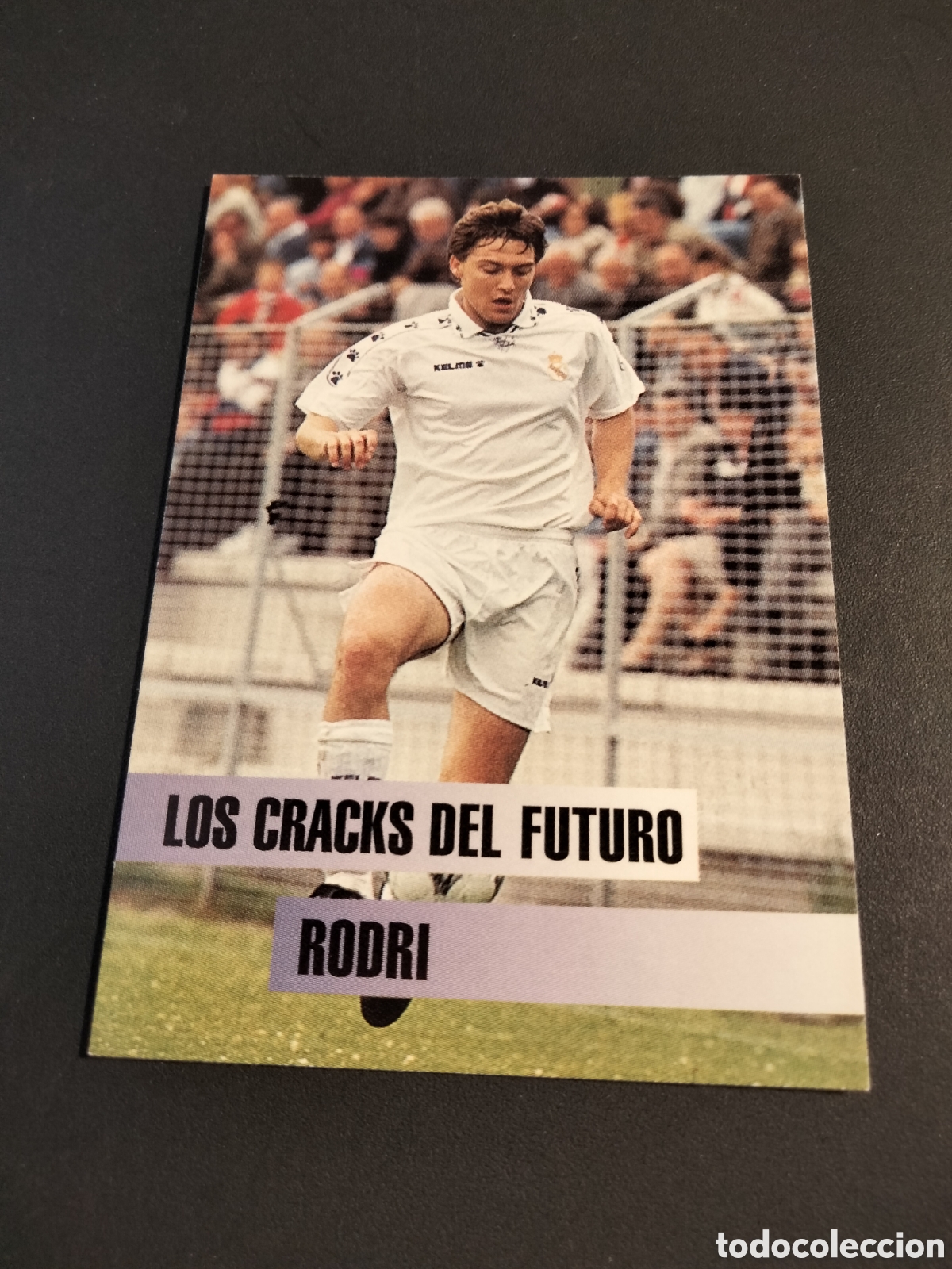 Coleccionismo Cromos antiguos: RODRI # 117 REAL MADRID COLECCI&Oacute;N 1996/97 LOS CRACKS DEL FUTURO PANINI