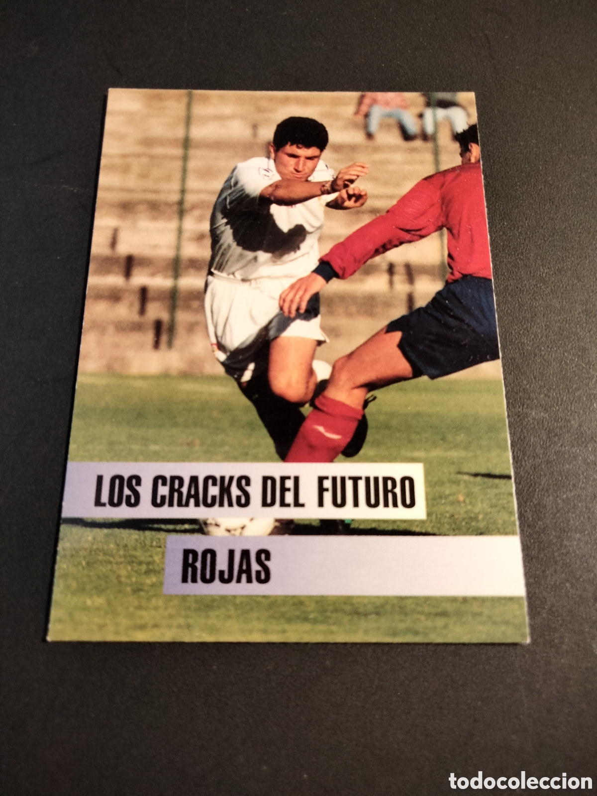 Coleccionismo Cromos antiguos: ROJAS # 110 REAL MADRID COLECCI&Oacute;N 1996/97 LOS CRACKS DEL FUTURO PANINI