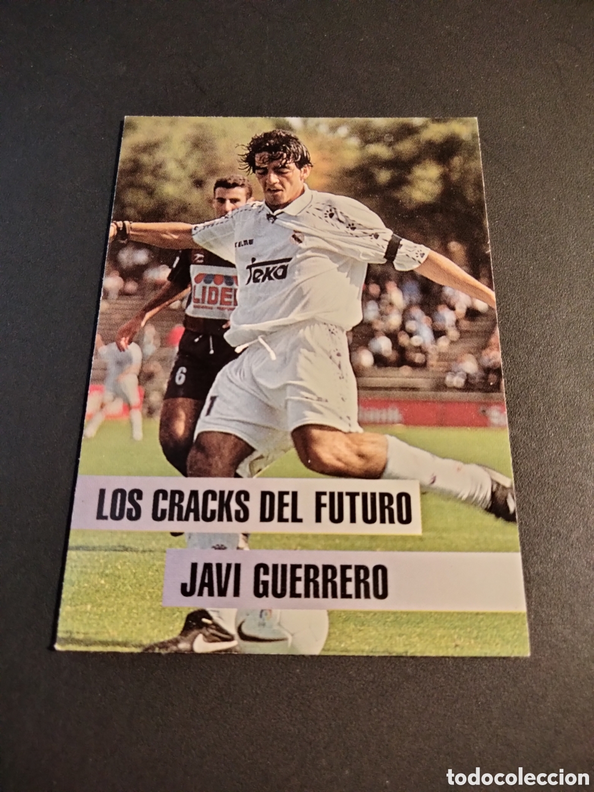 Coleccionismo Cromos antiguos: JAVI GUERRERO # 120 REAL MADRID COLECCI&Oacute;N 1996/97 LOS CRACKS DEL FUTURO PANINI