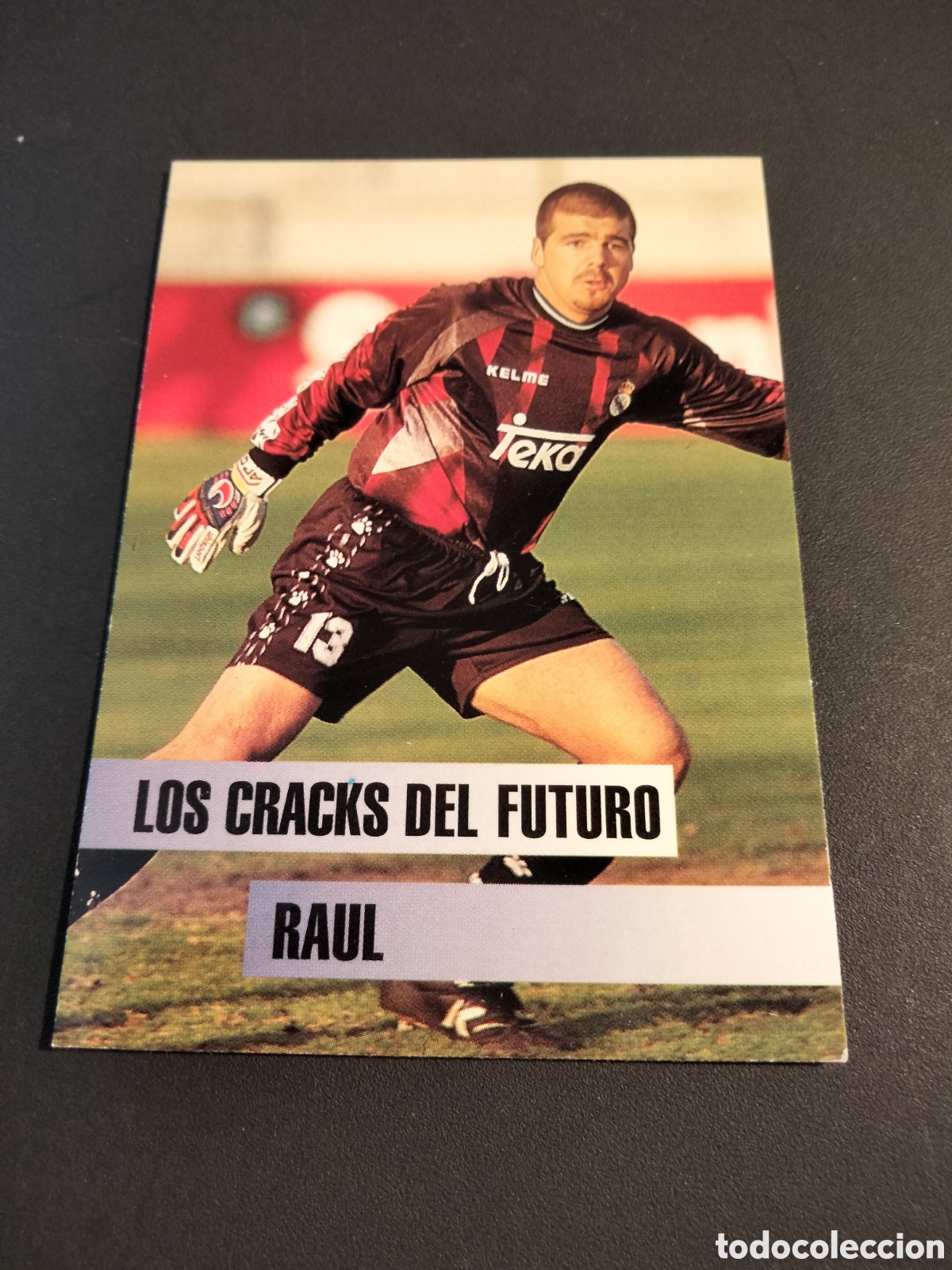 Coleccionismo Cromos antiguos: RAUL # 109 REAL MADRID COLECCI&Oacute;N 1996/97 LOS CRACKS DEL FUTURO PANINI