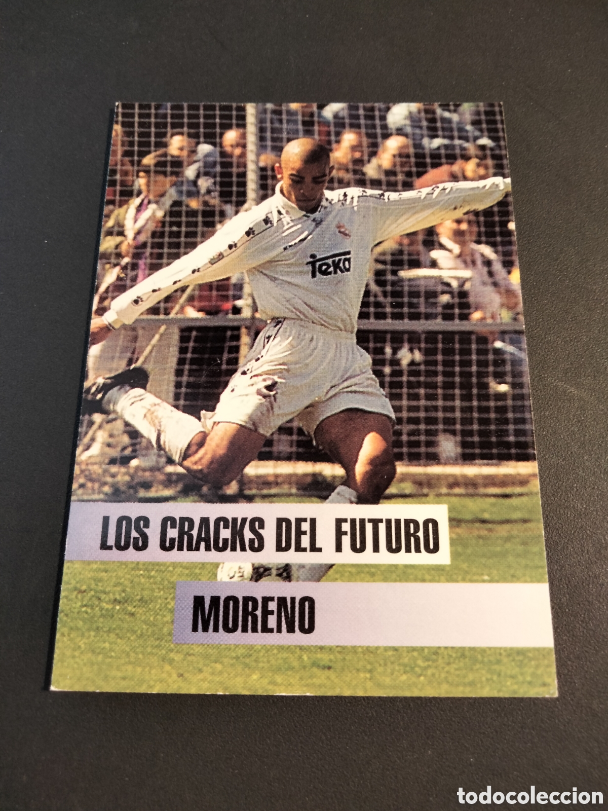 Coleccionismo Cromos antiguos: MORENO # 111 REAL MADRID COLECCI&Oacute;N 1996/97 LOS CRACKS DEL FUTURO PANINI