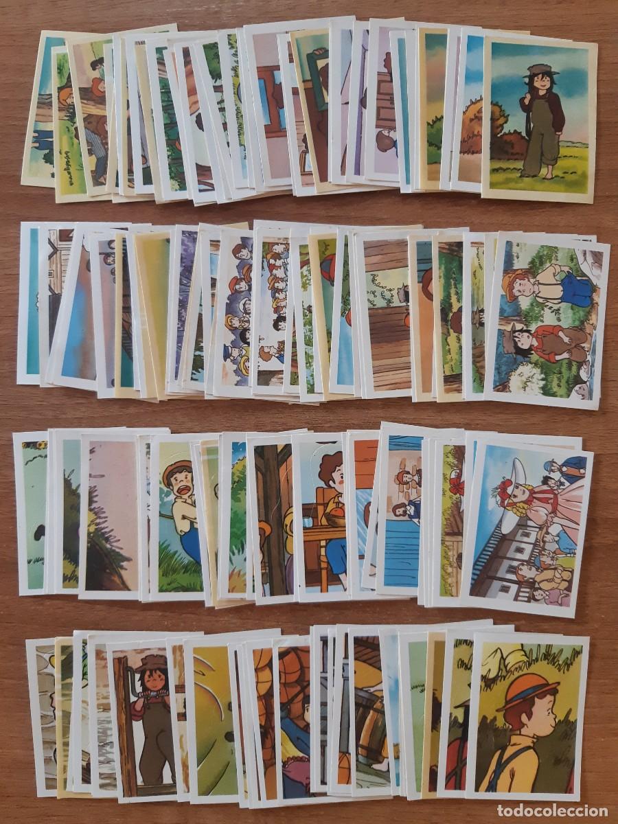 Coleccionismo Cromos antiguos: LOTE 129 CROMOS DIFERENTES LAS AVENTURAS DE TOM SAWYER ED. FHER 1981. NUNCA PEGADOS, SIN PEGAR
