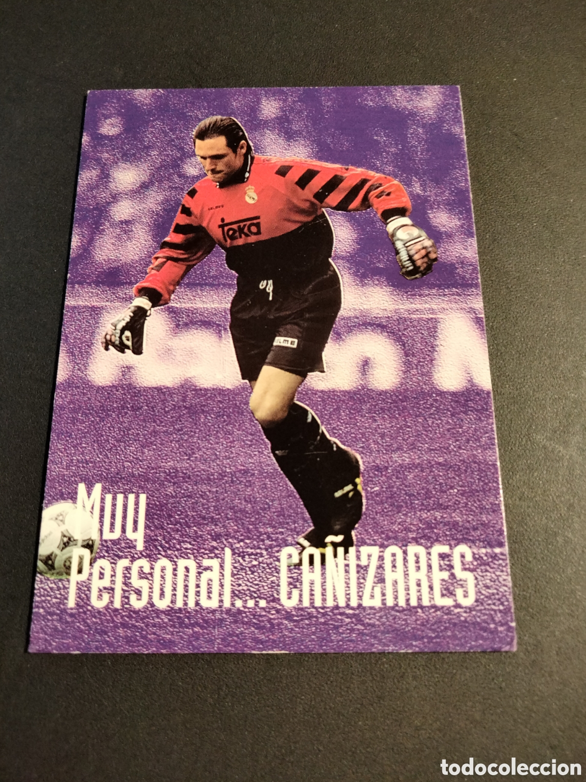 Coleccionismo Cromos antiguos: CA&Ntilde;IZARES # 95 MUY PERSONAL REAL MADRID COLECCI&Oacute;N 1996/97 PANINI