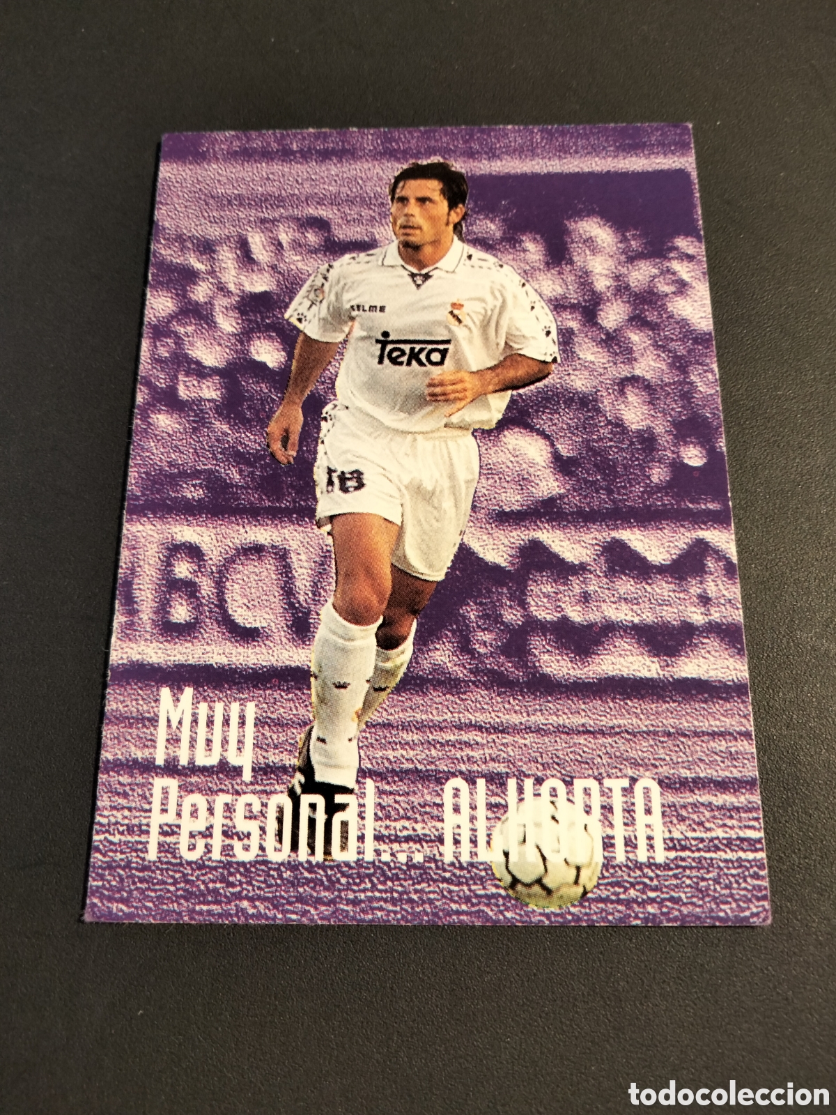 Coleccionismo Cromos antiguos: ALKORTA # 98 MUY PERSONAL REAL MADRID COLECCI&Oacute;N 1996/97 PANINI