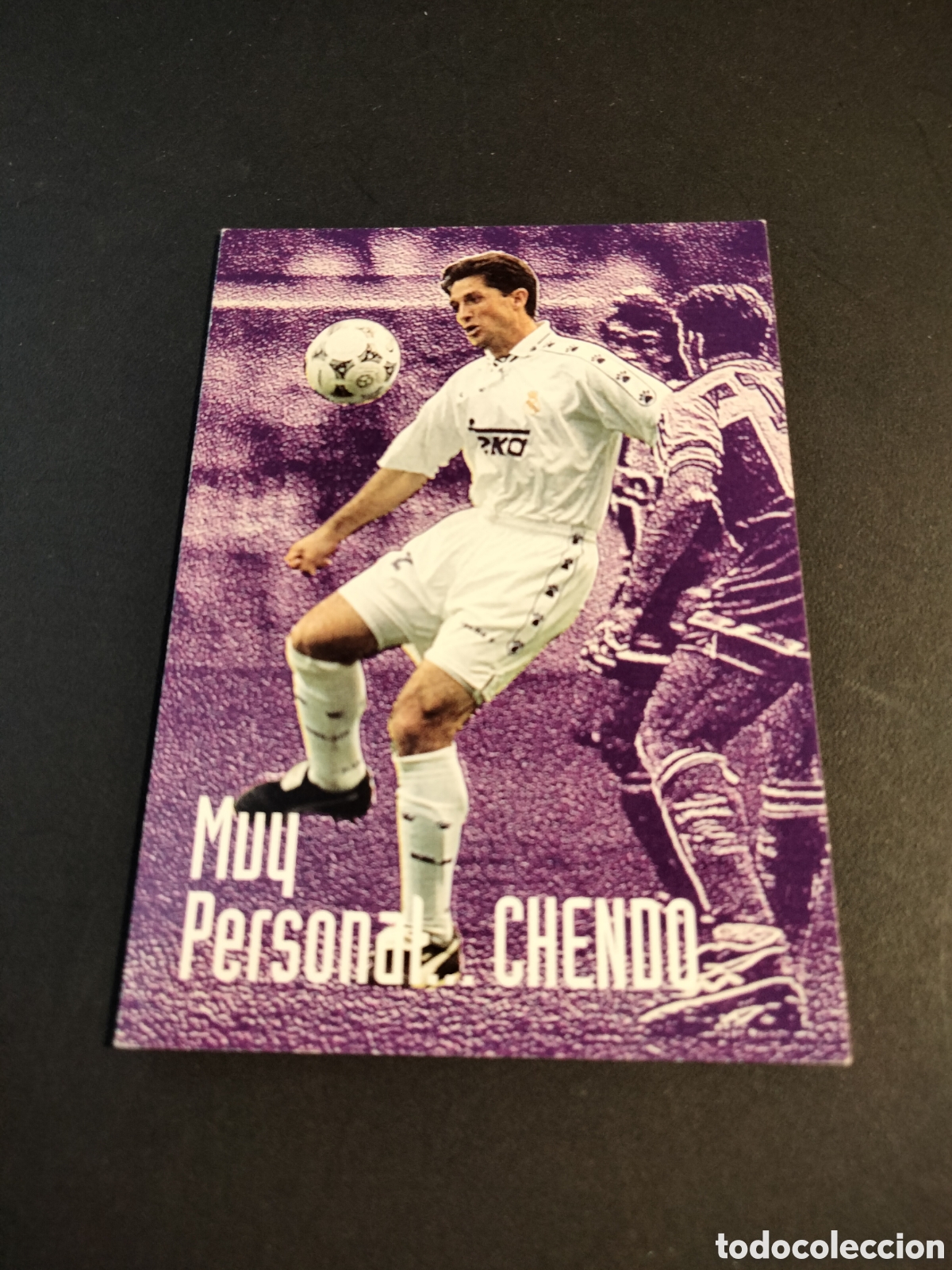 Coleccionismo Cromos antiguos: CHENDO # 84 MUY PERSONAL REAL MADRID COLECCI&Oacute;N 1996/97 PANINI