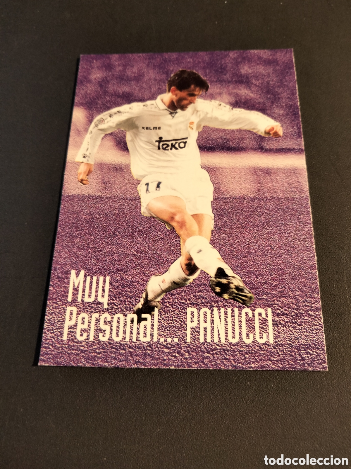 Coleccionismo Cromos antiguos: PANUCCI # 100 MUY PERSONAL REAL MADRID COLECCI&Oacute;N 1996/97 PANINI