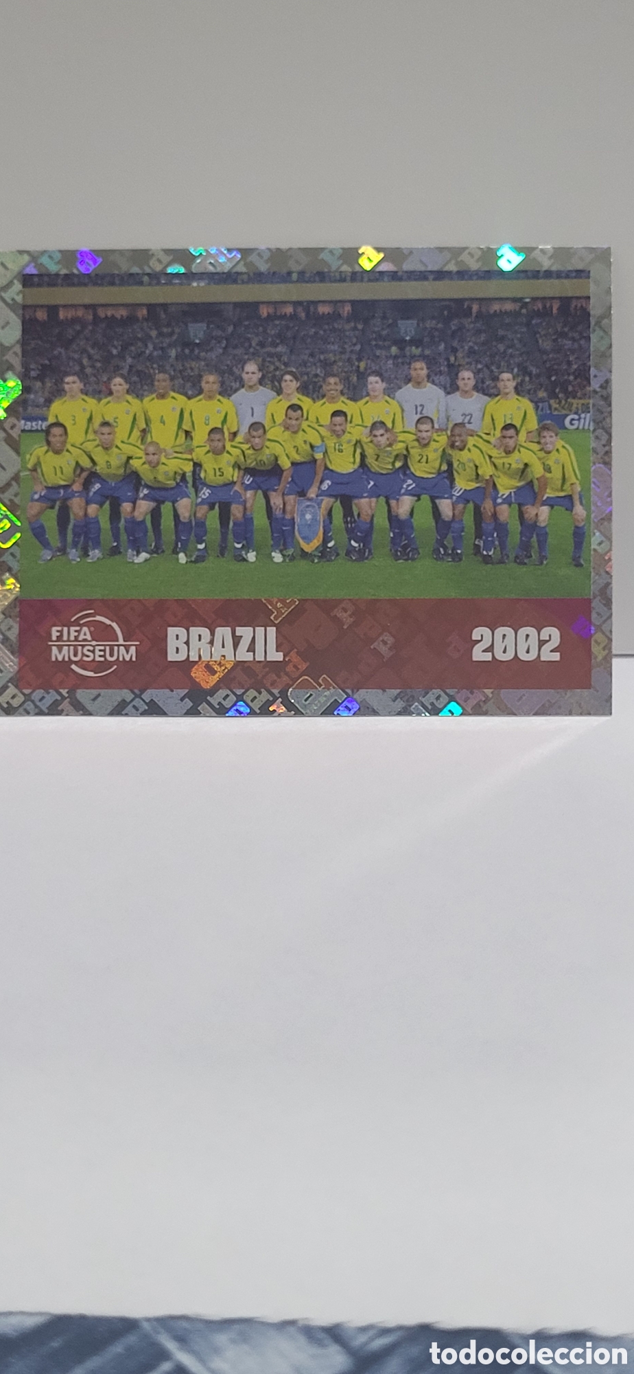 Collectable Antique Stickers: EQUIPO BRASIL BRAZIL 2002 FWC 16 FIFA WORLD CUP 2026 PANINI MUNDIAL FIFA WORLD CUP
