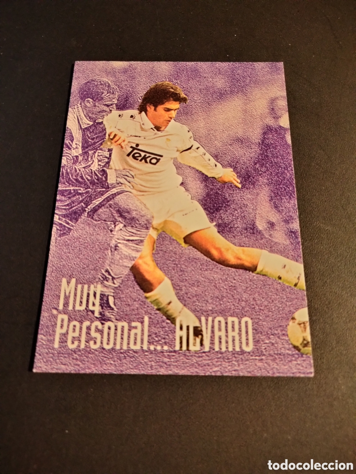 Coleccionismo Cromos antiguos: ALVARO # 103 MUY PERSONAL REAL MADRID COLECCI&Oacute;N 1996/97 PANINI