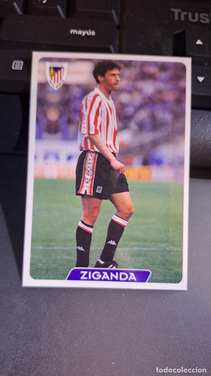 Coleccionismo Cromos antiguos: LAS FICHAS DE LA LIGA 95 96 ZIGANDA 142 ATHLETIC CLUB DE BILBAO CROMO 1995 1996 MUNDICROMO