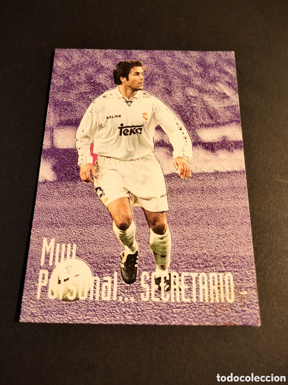 Coleccionismo Cromos antiguos: SECRETARIO # 94 MUY PERSONAL REAL MADRID COLECCI&Oacute;N 1996/97 PANINI
