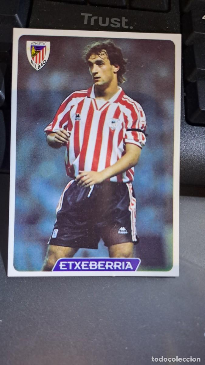 Coleccionismo Cromos antiguos: LAS FICHAS DE LA LIGA 95 96 ETXEBERRIA 144 ATHLETIC CLUB DE BILBAO CROMO 1995 1996 MUNDICROMO