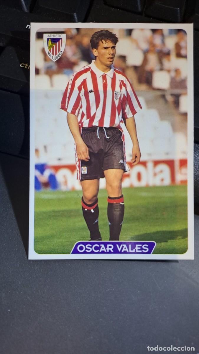 Coleccionismo Cromos antiguos: LAS FICHAS DE LA LIGA 95 96 OSCAR VALES 136 ATHLETIC CLUB DE BILBAO CROMO 1995 1996 MUNDICROMO