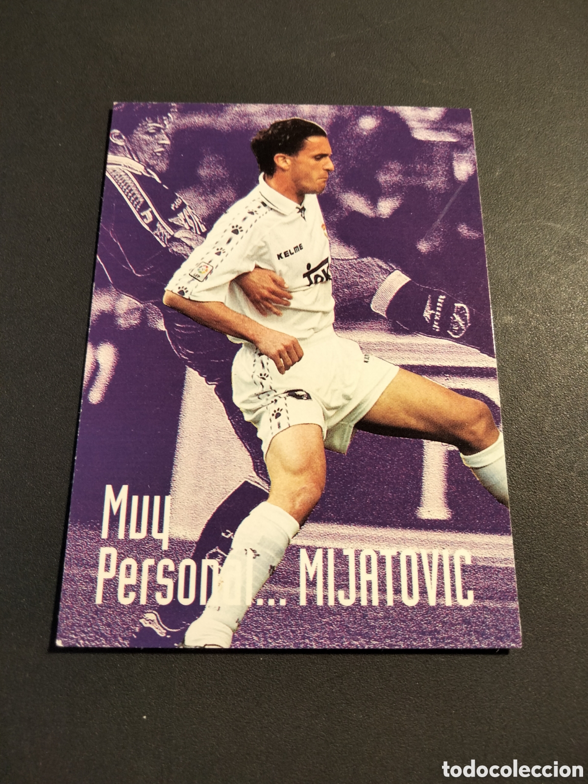 Coleccionismo Cromos antiguos: MIJATOVIC # 90 MUY PERSONAL REAL MADRID COLECCI&Oacute;N 1996/97 PANINI