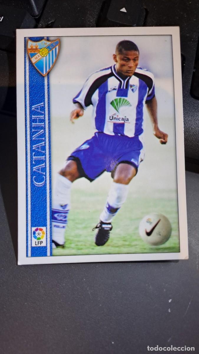 Coleccionismo Cromos antiguos: LAS FICHAS DE LA LIGA 2001 CATANHA 252 MALAGA CROMO LIGA 00 01 2000 2001 MUNDICROMO