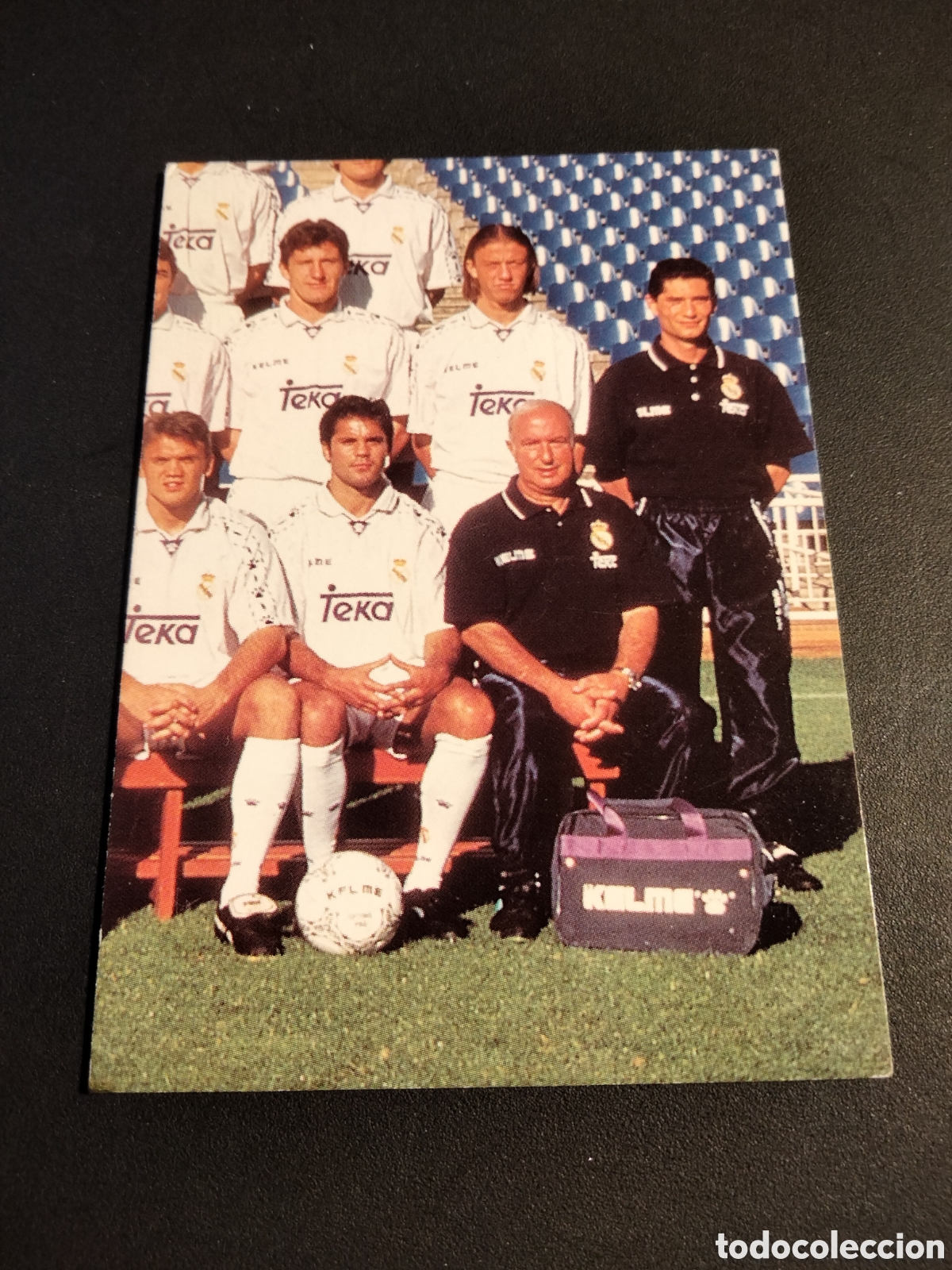Coleccionismo Cromos antiguos: PLANTILLA # 9 REAL MADRID COLECCI&Oacute;N 1996/97 PANINI