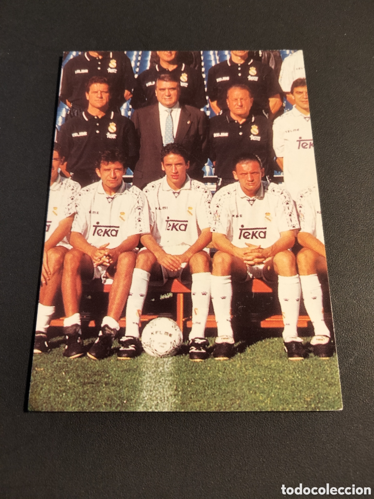 Coleccionismo Cromos antiguos: PLANTILLA # 8 REAL MADRID COLECCI&Oacute;N 1996/97 PANINI