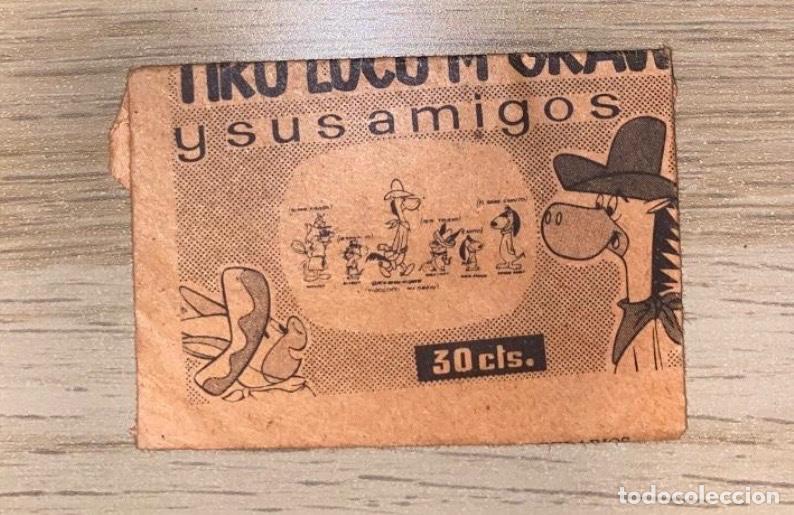 Coleccionismo Cromos antiguos: SOBRE DE CROMO TIRO LOCO MC GRAW