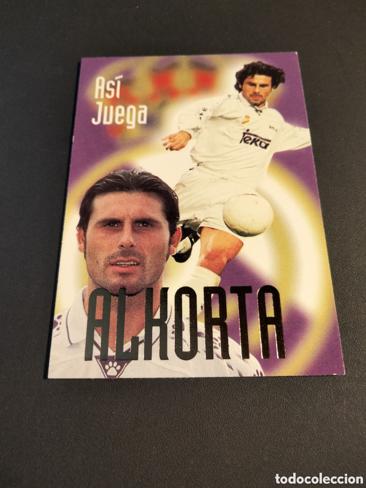 Coleccionismo Cromos antiguos: ALKORTA # 52 ASI JUEGA REAL MADRID COLECCI&Oacute;N 1996/97 PANINI