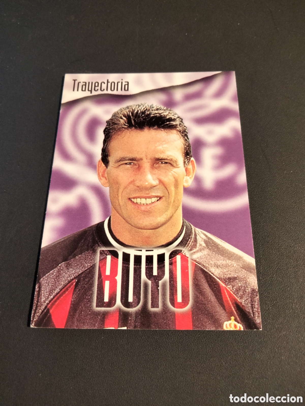 Coleccionismo Cromos antiguos: BUYO # 60 TRAYECTORIA REAL MADRID COLECCI&Oacute;N 1996/97 PANINI