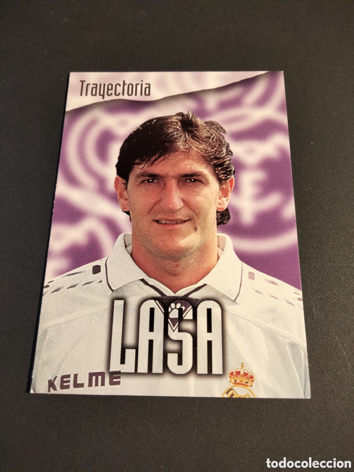 Coleccionismo Cromos antiguos: LASA # 76 TRAYECTORIA REAL MADRID COLECCI&Oacute;N 1996/97 PANINI