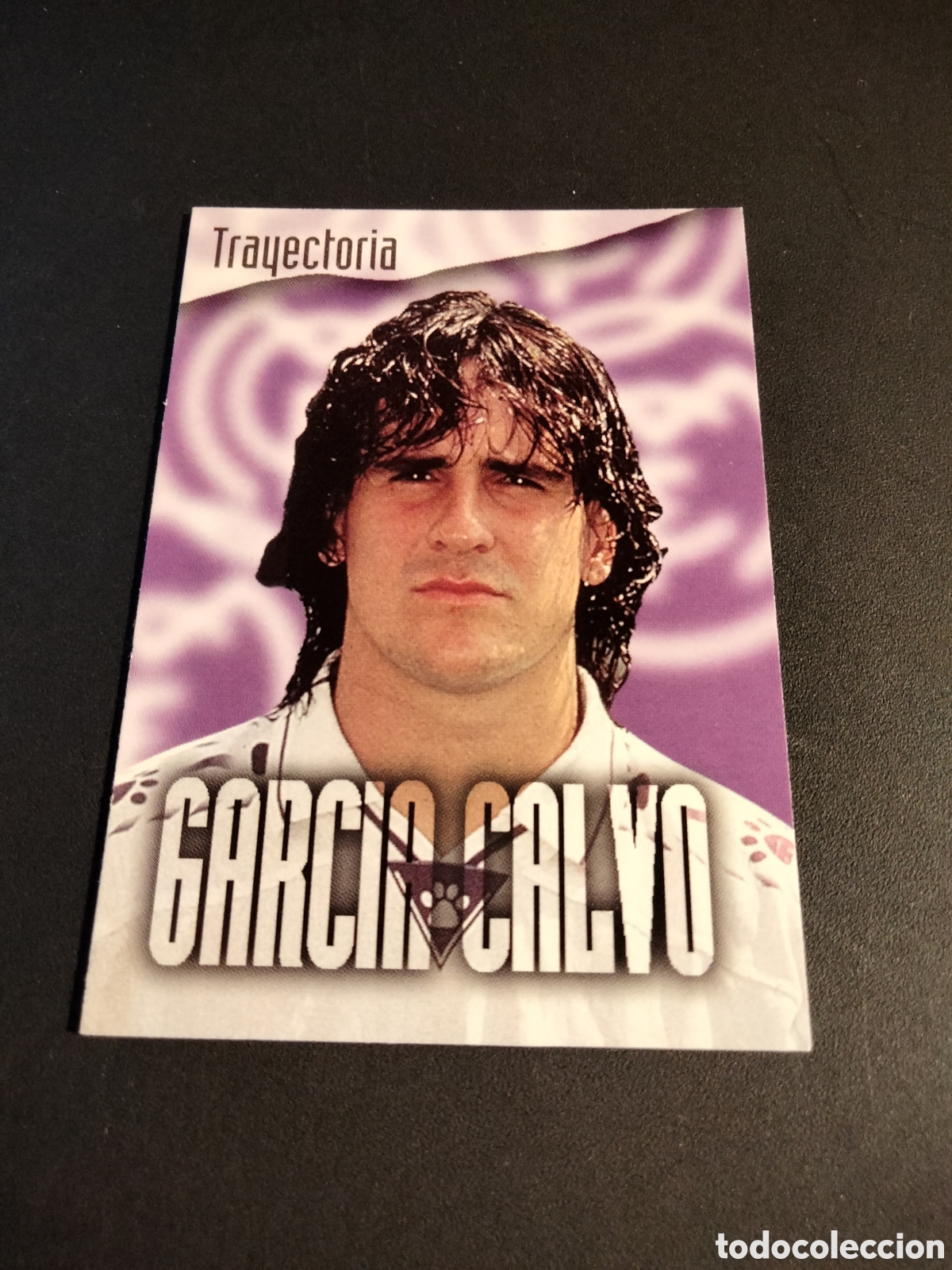 Coleccionismo Cromos antiguos: GARC&Iacute;A CALVO # 78 TRAYECTORIA REAL MADRID COLECCI&Oacute;N 1996/97 PANINI