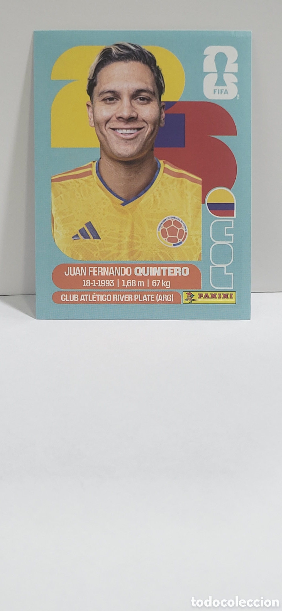 Collezionismo Figurine antiche: QUINTERO COLOMBIA N&ordm; 15 FIFA WORLD CUP 2026 PANINI MUNDIAL FIFA WORLD CUP
