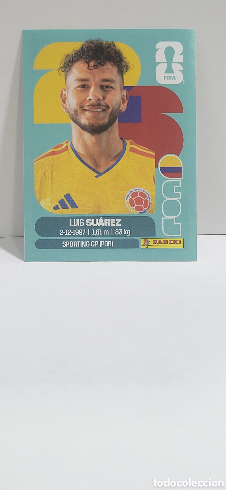 Sammeln alte Sammelbilder: SUAREZ COLOMBIA N&ordm; 19 FIFA WORLD CUP 2026 PANINI MUNDIAL FIFA WORLD CUP