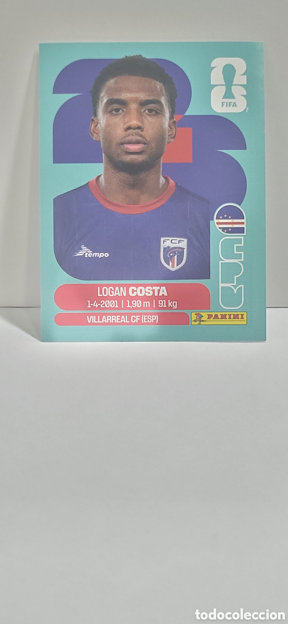 Sammeln alte Sammelbilder: COSTA CABO VERDE N&ordm; 3 FIFA WORLD CUP 2026 PANINI MUNDIAL FIFA WORLD CUP