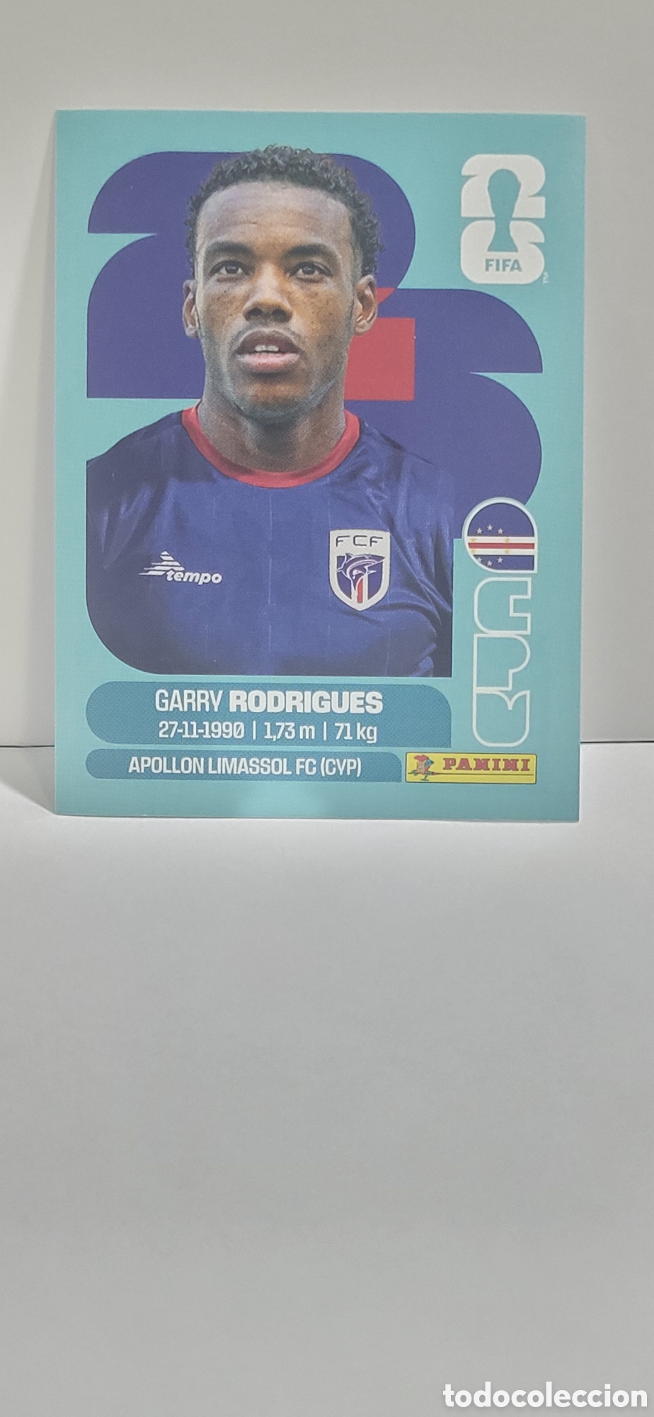 Collectable Antique Stickers: RODRIGUES CABO VERDE N&ordm; 15 FIFA WORLD CUP 2026 PANINI MUNDIAL FIFA WORLD CUP