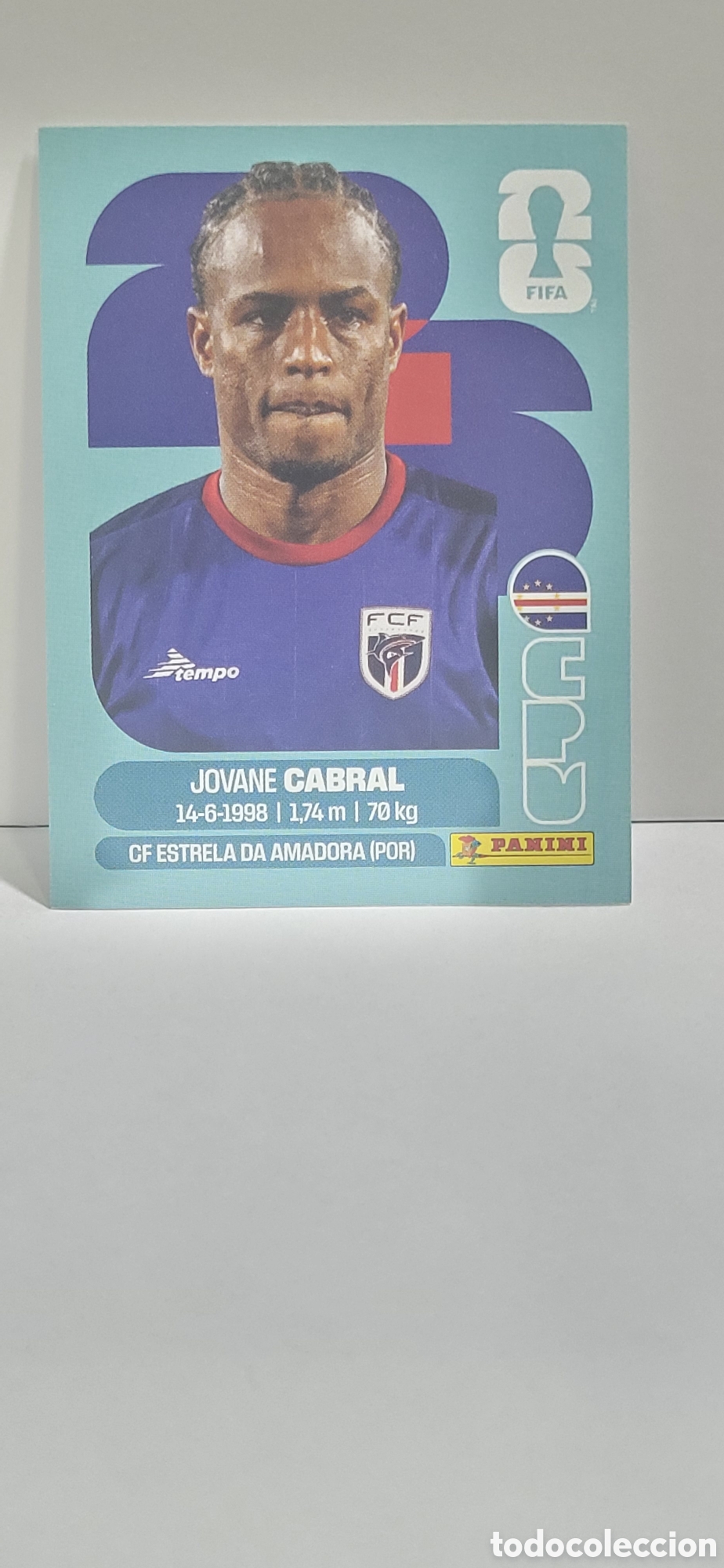 Collezionismo Figurine antiche: CABRAL CABO VERDE N&ordm; 16 FIFA WORLD CUP 2026 PANINI MUNDIAL FIFA WORLD CUP