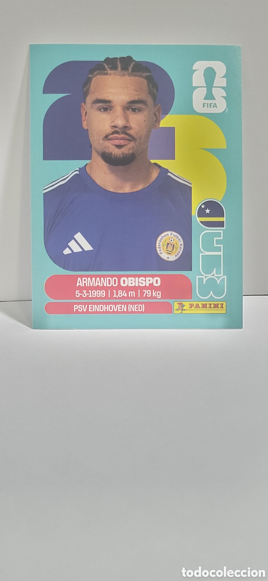 Collectionnisme Cartes &agrave; collectionner anciennes: OBISPO CURA&Ccedil;AO CURASAO CURAZAO N&ordm; 3 FIFA WORLD CUP 2026 PANINI MUNDIAL FIFA WORLD CUP
