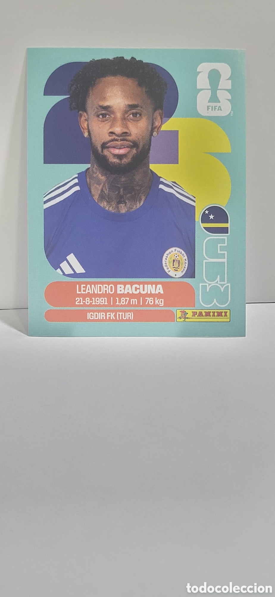 Collectionnisme Cartes &agrave; collectionner anciennes: BACUNA CURA&Ccedil;AO CURASAO CURAZAO N&ordm; 12 FIFA WORLD CUP 2026 PANINI MUNDIAL FIFA WORLD CUP