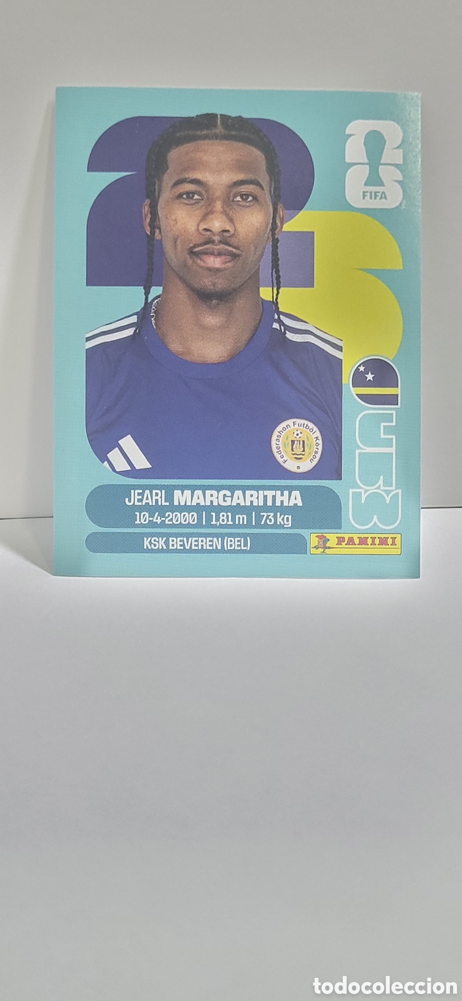 Collectable Antique Stickers: MARGARITHA CURA&Ccedil;AO CURASAO CURAZAO N&ordm; 16 FIFA WORLD CUP 2026 PANINI MUNDIAL FIFA WORLD CUP