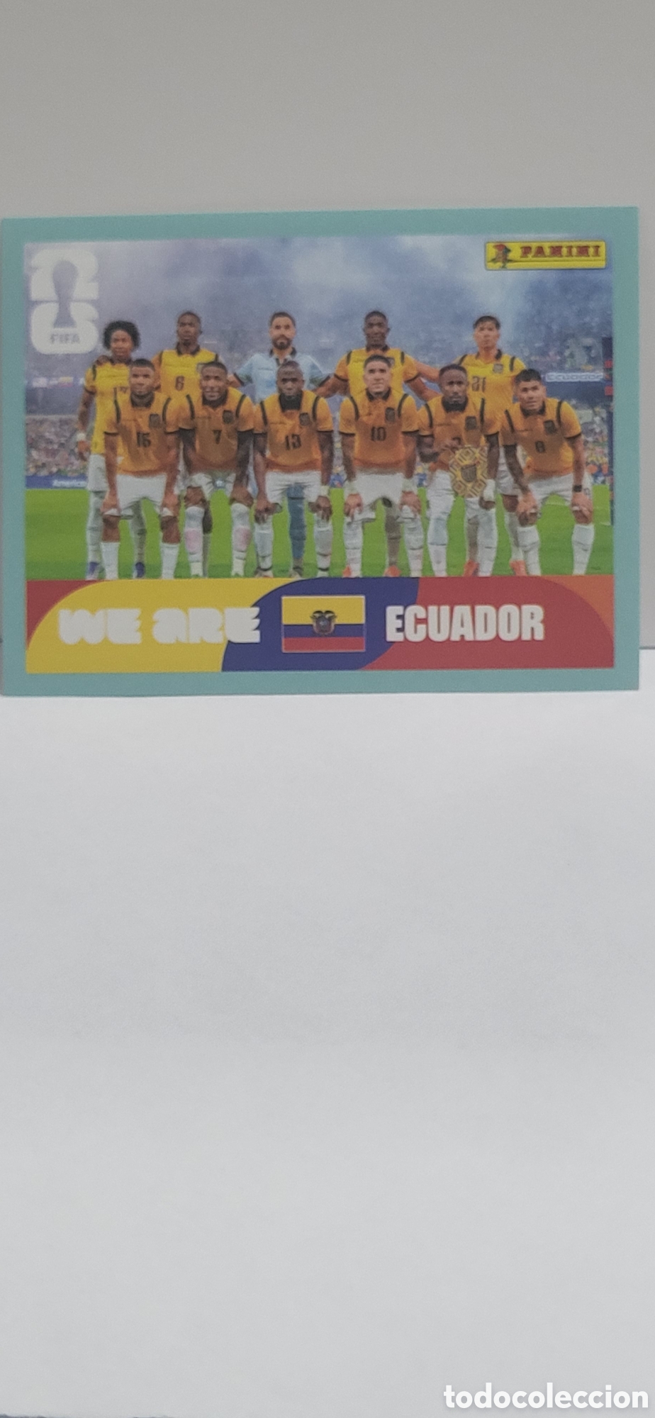Collectable Antique Stickers: EQUIPO ECUADOR N&ordm; 13 FIFA WORLD CUP 2026 PANINI MUNDIAL FIFA WORLD CUP