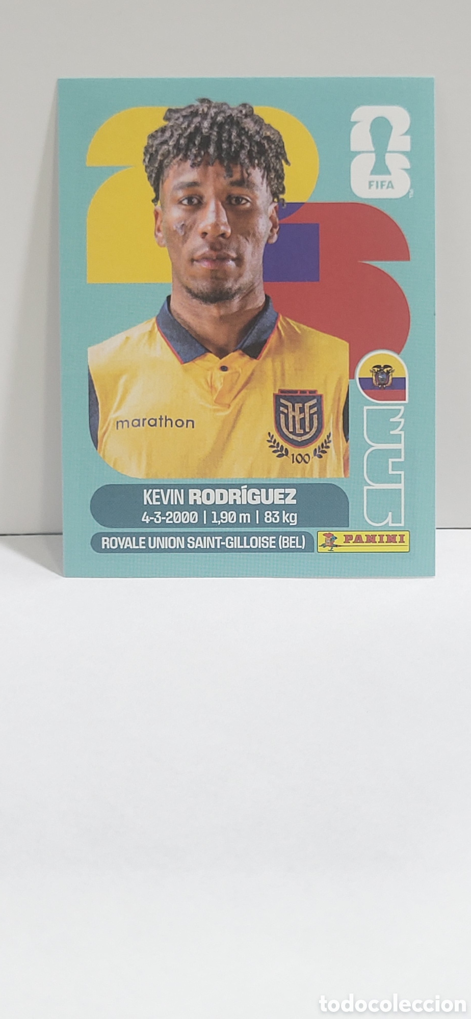 Collectable Antique Stickers: RODRIGUEZ ECUADOR N&ordm; 19 FIFA WORLD CUP 2026 PANINI MUNDIAL FIFA WORLD CUP