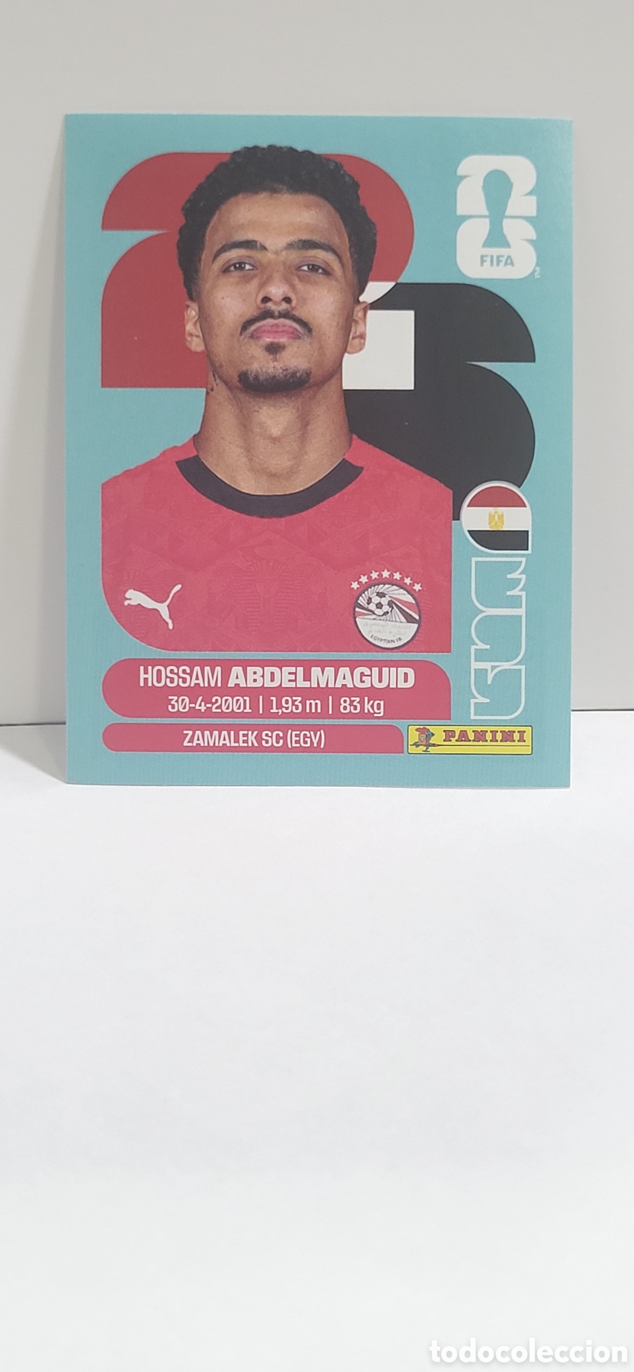 Collectable Antique Stickers: ABDELMAGUID EGIPTO N&ordm; 8 FIFA WORLD CUP 2026 PANINI MUNDIAL FIFA WORLD CUP