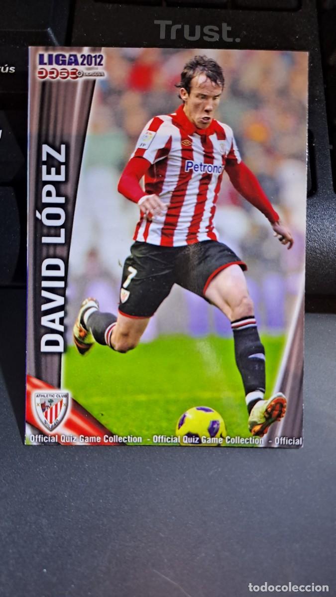 Coleccionismo Cromos antiguos: QUIZ GAME 2012 DAVID LOPEZ 147 ATHLETIC CLUB DE BILBAO CROMO LIGA 2011 2012 11 12 MUNDICROMO
