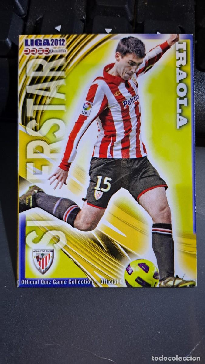 Coleccionismo Cromos antiguos: QUIZ GAME 2012 IRAOLA 159 SUPERSTAR MATE ATHLETIC CLUB BILBAO CROMO LIGA 2011 2012 11 12 MUNDICROMO